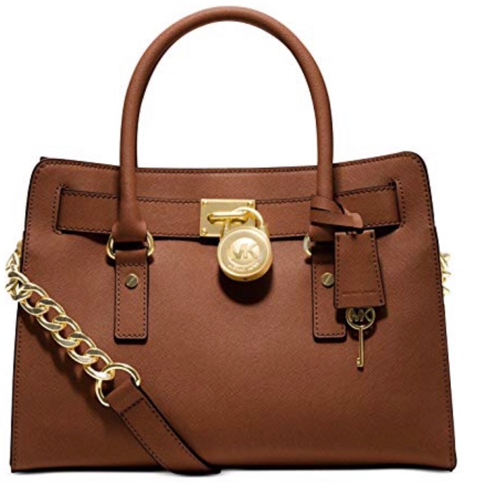 MIchael Kors Saffiano Leather Tote Bag Luggage